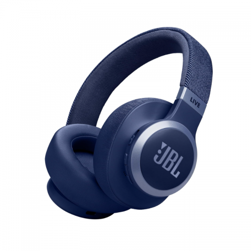 JBL LIVE 770NC Wireless Over-Ear Headphones with True Adaptive Noise Cancelling - Blue